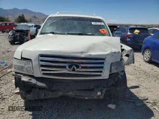 2006 Infiniti QX56 with VIN 5N3AA08C26N811121, listed as a Copart auction lot 64007304 with 0 mi miles and Salvage Title. Bid and sale history available at carsss.com. Image 5.