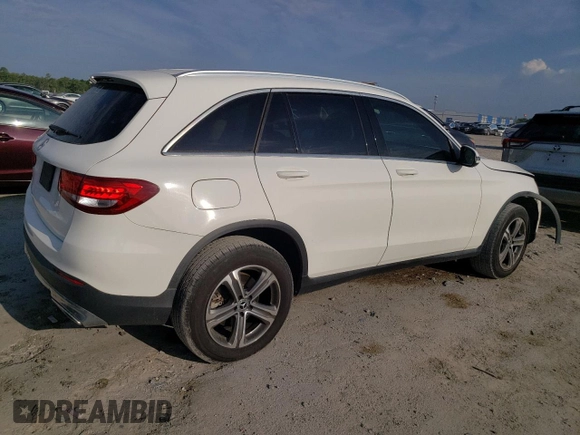 2019 Mercedes-Benz GLC 300 with VIN WDC0G4JB9KV159358, listed as a Copart auction lot 56053465 with 89,497 mi miles and Salvage title. Bid and sale history available at DreamBid. Image 3.