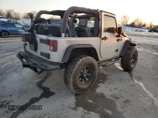 2007 Jeep Wrangler X with VIN 1J4FA24137L107083, listed as a Copart auction lot 88334565 with 156,689 mi miles and Salvage Title. Bid and sale history available at carsss.com. Image 3.