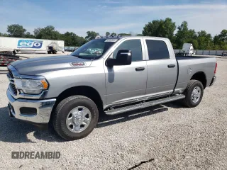 2024 Ram 2500 Tradesman with VIN 3C6UR5CJ7RG287877, listed as a Copart auction lot 68363564 with 24 mi miles and Salvage Title. Bid and sale history available at carsss.com. Image 1.