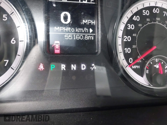 2020 Ram 1500 Tradesman with VIN 1C6RR6FT1LS147915, listed as a IAAI auction lot 41786930 with 55,160 mi miles and . Bid and sale history available at DreamBid. Image 7.