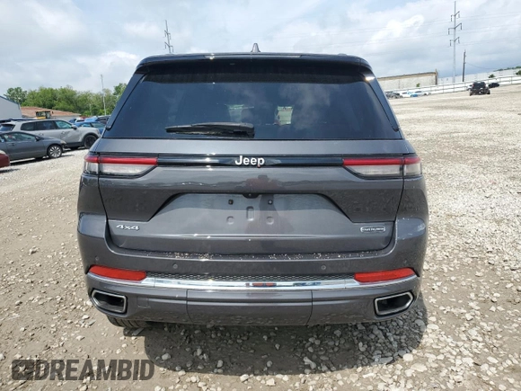 2023 Jeep Grand Cherokee Overland с VIN 1C4RJHDG3P8737215, выставлен на аукционе Copart как лот 58858905 с пробегом 28 364 миль миль и Списание • Salvage title. История ставок и продаж доступна на DreamBid. Изображение 6.