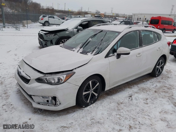 2022 Subaru Impreza Premium with VIN 4S3GTAV65N3706539, listed as a IAAI auction lot 41311651 with 34,891 mi miles. Bid and sale history available at carsss.com. Image 17.