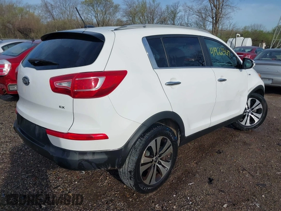 2012 Kia Sportage EX with VIN KNDPCCA29C7243499, listed as a IAAI auction lot 41922367 with 200,563 mi miles and . Bid and sale history available at DreamBid. Image 4.