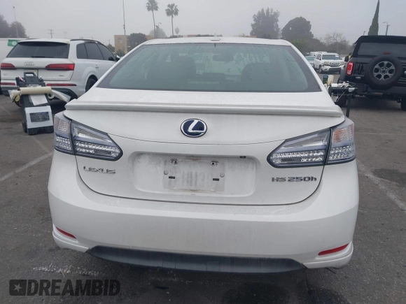 2010 Lexus HS 250h with VIN JTHBB1BA0A2014578, listed as a IAAI auction lot 41674564 with 158,729 mi miles and . Bid and sale history available at DreamBid. Image 16.