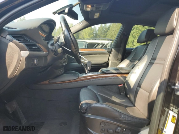 2012 BMW X6 50i with VIN 5UXFG8C56CLZ97342, listed as a Copart auction lot 70263414 with 114,021 mi miles and Clean Title. Bid and sale history available at carsss.com. Image 7.