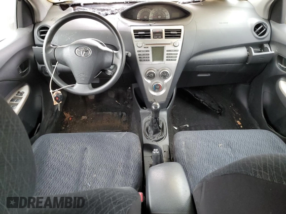 2008 Toyota Yaris with VIN JTDBT923881193337, listed as a Copart auction lot 51837635 with 0 mi miles and Salvage Title. Bid and sale history available at carsss.com. Image 8.