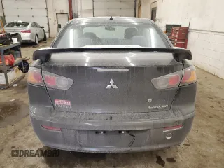 2011 Mitsubishi Lancer GTS with VIN JA32U8FW7BU010543, listed as a Copart auction lot 43706055 with 119,855 mi miles and Salvage Title. Bid and sale history available at carsss.com. Image 6.