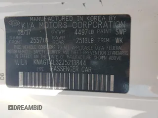 2018 Kia Optima LX with VIN KNAGT4L32J5213844, listed as a Copart auction lot 49919525 with 108,643 mi miles and Clean Title. Bid and sale history available at carsss.com. Image 13.