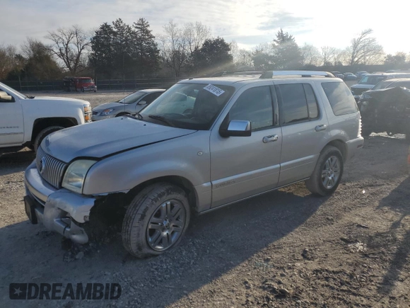2009 Mercury Mountaineer Premier with VIN 4M2EU38E39UJ02713, listed as a Copart auction lot 89241815 with 262,557 mi miles and Salvage Title. Bid and sale history available at carsss.com. Image 1.