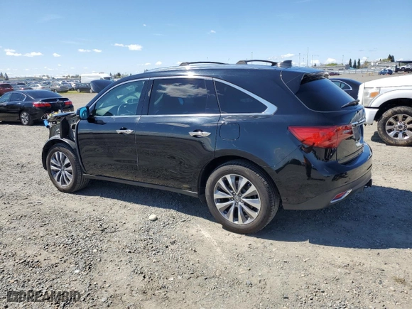 2014 Acura MDX Tech Pkg with VIN 5FRYD3H47EB020463, listed as a Copart auction lot 51663435 with 181,280 mi miles and Clean Title. Bid and sale history available at carsss.com. Image 2.