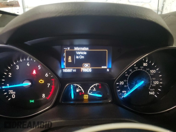 2019 Ford Escape Titanium with VIN 1FMCU0J91KUC02268, listed as a Copart auction lot 54150445 with 165,897 mi miles and Salvage title. Bid and sale history available at DreamBid. Image 9.