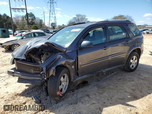 2007 Chevrolet Equinox LS with VIN 2CNDL13F676247812, listed as a Copart auction lot 48147135 with 0 mi miles and Salvage Title. Bid and sale history available at carsss.com. Image 1.