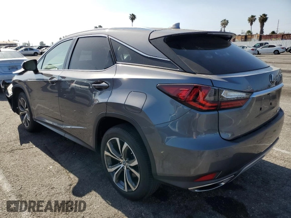 2020 Lexus RX 350 with VIN 2T2HZMAA4LC169399, listed as a Copart auction lot 58226385 with 20,489 mi miles and Salvage title. Bid and sale history available at DreamBid. Image 2.