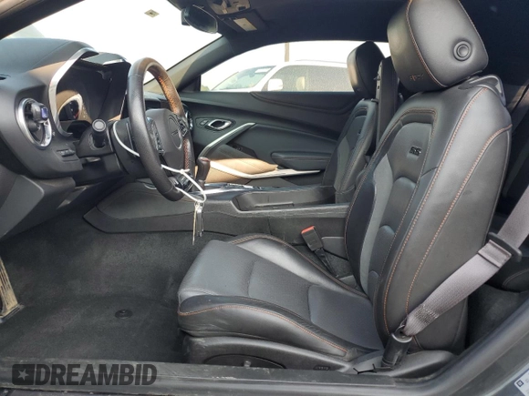 2017 Chevrolet Camaro 2SS with VIN 1G1FG1R71H0143751, listed as a Copart auction lot 59161935 with 56,915 mi miles and Salvage title. Bid and sale history available at DreamBid. Image 7.