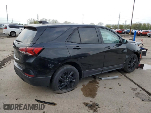 2024 Chevrolet Equinox LS with VIN 3GNAXHEG4RL182359, listed as a Copart auction lot 55045485 with 10,892 mi miles and Clean Title. Bid and sale history available at DreamBid. Image 3.