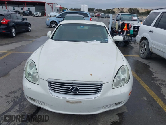 2003 Lexus SC 430 with VIN JTHFN48Y630048490, listed as a IAAI auction lot 41392967 with 163,807 mi miles and . Bid and sale history available at DreamBid. Image 6.