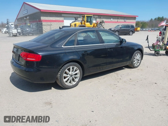 2011 Audi A4 2.0T Premium Plus with VIN WAUFFAFL2BN044780, listed as a IAAI auction lot 42082205 with 185,820 mi miles. Bid and sale history available at carsss.com. Image 4.