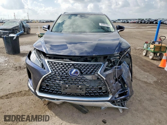 2022 Lexus RX 450hL Luxury with VIN JTJJGKFA8N2026687, listed as a Copart auction lot 66439125 with 39,177 mi miles and Salvage title. Bid and sale history available at DreamBid. Image 5.