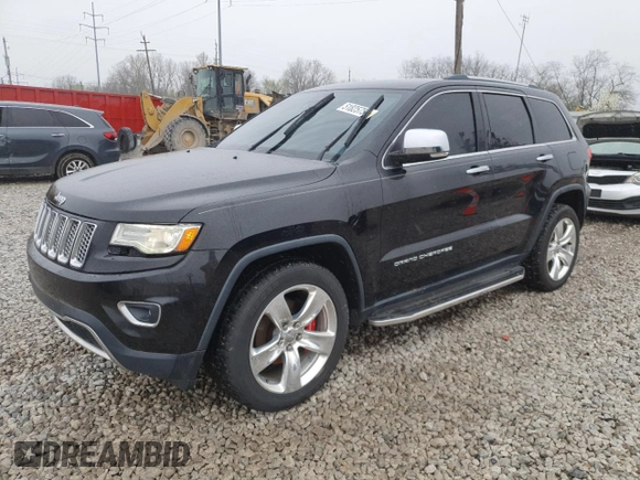 2014 Jeep Grand Cherokee Limited with VIN 1C4RJEBM2EC443337, listed as a Copart auction lot 51825755 with 124,926 mi miles and Clean Title. Bid and sale history available at carsss.com. Image 1.