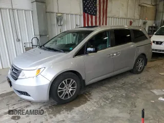 2012 Honda Odyssey EX-L with VIN 5FNRL5H65CB141026, listed as a Copart auction lot 54247635 with 107,679 mi miles and Non Repairable. Bid and sale history available at carsss.com. Image 1.