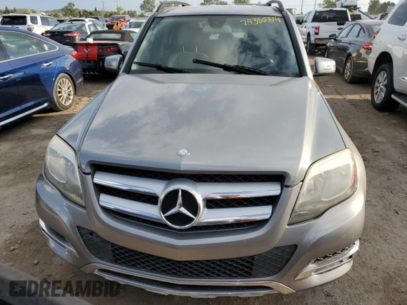 2015 Mercedes-Benz GLK 350 with VIN WDCGG8JB0FG434955, listed as a Copart auction lot 74385374 with Not Provided miles and Non Repairable. Bid and sale history available at DreamBid. Image 5.
