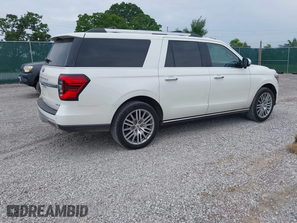 2023 Ford Expedition Max Limited with VIN 1FMJK2A82PEA33668, listed as a IAAI auction lot 42345147 with 53,838 mi miles and . Bid and sale history available at DreamBid. Image 4.