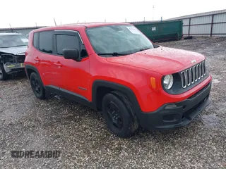 2017 Jeep Renegade Sport z VIN ZACCJAAB1HPE92396, wystawiony jako IAAI lot #42417447 z przebiegiem 93 276 mil mil oraz . Historia ofert i sprzedaży dostępna na DreamBid. Obrazek 1.