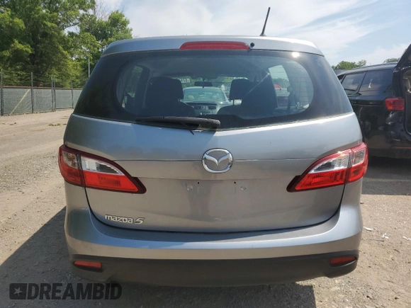 2013 Mazda 5 Sport with VIN JM1CW2BL8D0156162, listed as a Copart auction lot 62848615 with 160,822 mi miles and Salvage title. Bid and sale history available at DreamBid. Image 6.