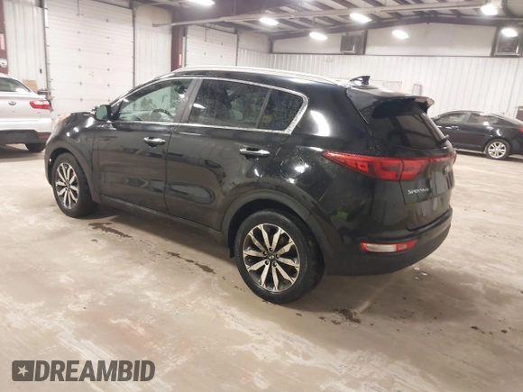 2017 Kia Sportage EX with VIN KNDPN3AC9H7044253, listed as a IAAI auction lot 41931607 with 77,025 mi miles. Bid and sale history available at carsss.com. Image 3.