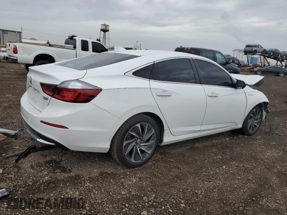 2022 Honda Insight Touring z VIN 19XZE4F98NE007587, wystawiony jako Copart lot #55233995 z przebiegiem 71 450 mil mil oraz Szkoda całkowita • Salvage title. Historia ofert i sprzedaży dostępna na DreamBid. Obrazek 3.