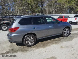 2020 Nissan Pathfinder S with VIN 5N1DR2AN9LC603086, listed as a Copart auction lot 44132805 with 79,132 mi miles and Clean Title. Bid and sale history available at carsss.com. Image 3.