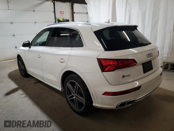 2018 Audi SQ5 Prestige with VIN WA1C4AFY0J2228486, listed as a Copart auction lot 53444105 with 100,846 mi miles and Salvage title. Bid and sale history available at DreamBid. Image 2.