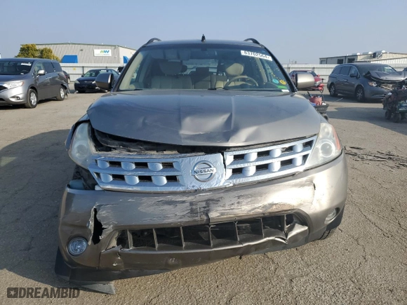 2004 Nissan Murano SL with VIN JN8AZ08W44W324627, listed as a Copart auction lot 83702564 with 138,777 mi miles and Salvage Title. Bid and sale history available at carsss.com. Image 5.