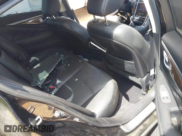 2015 Infiniti Q50 with VIN JN1BV7AR1FM407913, listed as a IAAI auction lot 42176827 with 110,969 mi miles and . Bid and sale history available at DreamBid. Image 8.