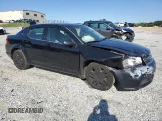 2013 Dodge Avenger SE with VIN 1C3CDZAB1DN512210, listed as a Copart auction lot 52463255 with 138,225 mi miles and Salvage Title. Bid and sale history available at carsss.com. Image 4.