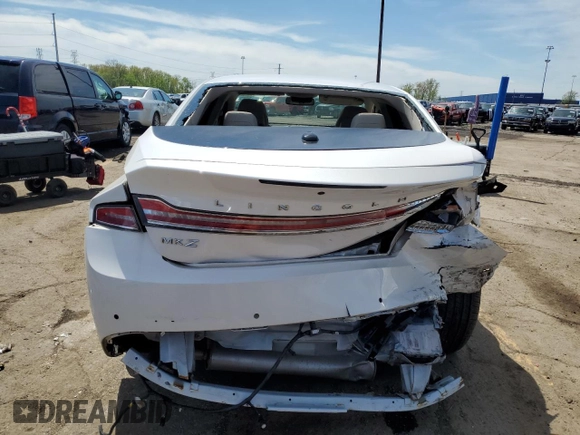 2019 Lincoln MKZ Reserve I with VIN 3LN6L5D97KR613965, listed as a Copart auction lot 55390835 with Not provided miles and Salvage title. Bid and sale history available at DreamBid. Image 6.
