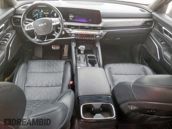 2023 Kia Telluride SX X-Pro with VIN 5XYP5DGCXPG388169, listed as a Copart auction lot 64458405 with 12,115 mi miles and Salvage title. Bid and sale history available at DreamBid. Image 8.