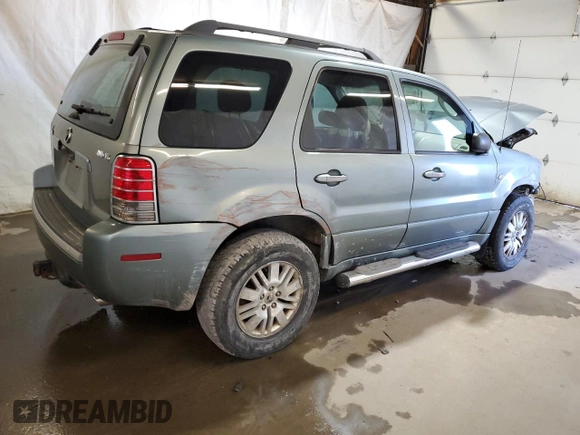 2006 Mercury Mariner Luxury with VIN 4M2YU57136DJ00415, listed as a Copart auction lot 47550205 with Not provided miles and Salvage title. Bid and sale history available at DreamBid. Image 3.