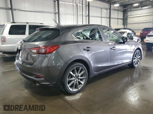 2018 Mazda 3 Touring with VIN 3MZBN1L37JM270277, listed as a Copart auction lot 55070135 with 24,392 mi miles and Salvage Title. Bid and sale history available at DreamBid. Image 3.