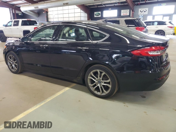 2019 Ford Fusion SEL with VIN 3FA6P0CD3KR145241, listed as a Copart auction lot 54195395 with 114,371 mi miles and Clean Title. Bid and sale history available at carsss.com. Image 2.