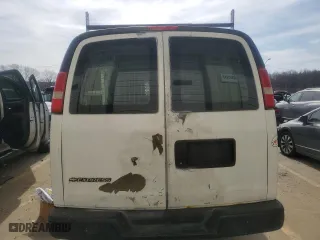2008 Chevrolet Express Cargo Van with VIN 1GCFG15X981207235, listed as a Copart auction lot 48600855 with 282,935 mi miles and Clean Title. Bid and sale history available at carsss.com. Image 6.