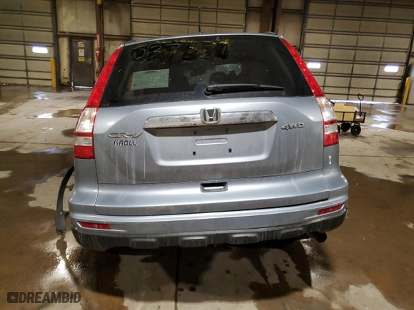 2010 Honda CR-V EX-L with VIN 5J6RE4H76AL037534, listed as a Copart auction lot 44063075 with 0 mi miles and Salvage Title. Bid and sale history available at carsss.com. Image 6.