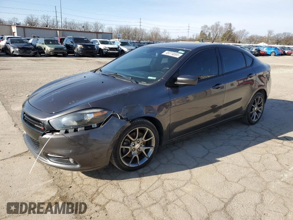 2015 Dodge Dart SXT with VIN 1C3CDFBB8FD111968, listed as a Copart auction lot 49374065 with 97,032 mi miles and Salvage Title. Bid and sale history available at carsss.com. Image 1.