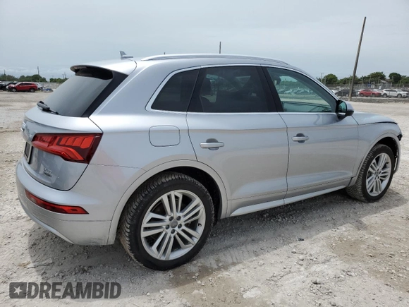2018 Audi Q5 Premium Plus z VIN WA1BNAFY1J2223421, wystawiony jako Copart lot #59763725 z przebiegiem 42 789 mil mil oraz Czysty tytuł • Clean title. Historia ofert i sprzedaży dostępna na DreamBid. Obrazek 3.