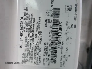 2014 Ford Fusion SE Hybrid with VIN 3FA6P0LU1ER308327, listed as a Copart auction lot 58127315 with 189,069 mi miles and Salvage title. Bid and sale history available at DreamBid. Image 12.