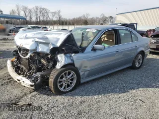 2003 BMW 5 Series 530iA with VIN WBADT63473CK36946, listed as a Copart auction lot 47660425 with 0 mi miles and Salvage Title. Bid and sale history available at carsss.com. Image 1.