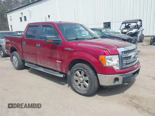 2013 Ford F-150 XL with VIN 1FTFW1ET7DFD87683, listed as a IAAI auction lot 42157395 with 185,649 mi miles. Bid and sale history available at carsss.com. Image 1.