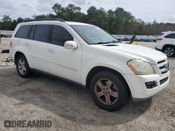 2007 Mercedes-Benz GL-Class with VIN 4JGBF71E67A202903, listed as a Copart auction lot 72782924 with 248,441 mi miles and Salvage Title. Bid and sale history available at carsss.com. Image 4.