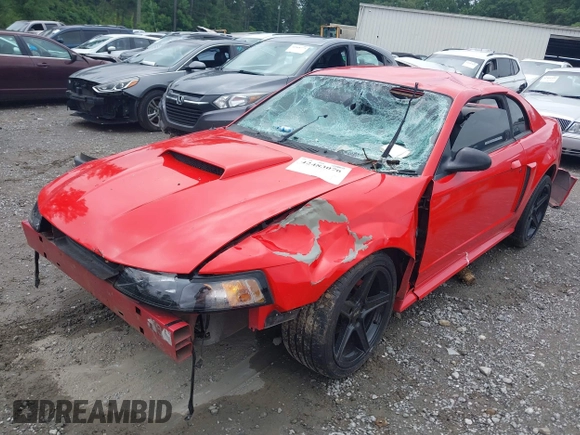 2002 Ford Mustang GT Deluxe with VIN 1FAFP42X52F183277, listed as a IAAI auction lot 42483076 with Not provided miles and . Bid and sale history available at DreamBid. Image 2.
